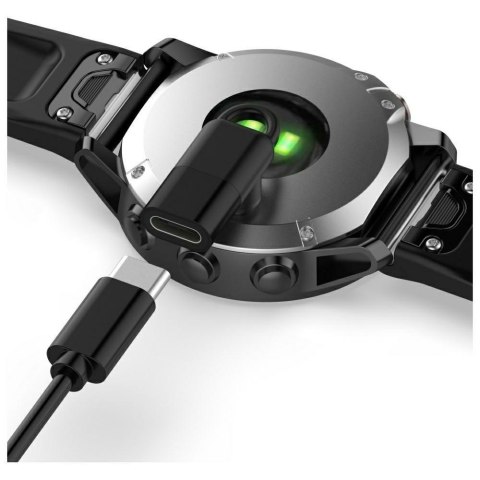 Adapter USB-C Beline do ładowania zegarków Garmin czarny