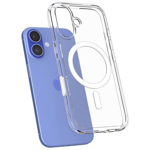 Etui Spigen Ultra Hybrid Mag do iPhone 16 MagSafe biały