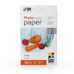 ColorWay | PM2201004R | White | 220 g/m² | 10 x 15 cm | Matte Photo Paper