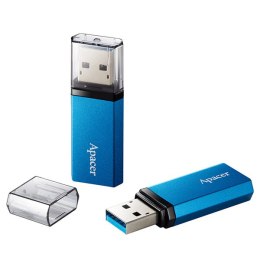 Apacer USB flash disk, USB USB 3.2 Gen1, 128GB, AH25C, niebieski, AP128GAH25CU-1, USB A, z osłoną