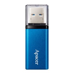Apacer USB flash disk, USB USB 3.2 Gen1, 256GB, AH25C, niebieski, AP256GAH25CU-1, USB A, z osłoną