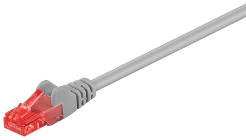 Goobay | CAT 6 | Kabel sieciowy | Skrętka nieekranowana (UTP) | Męski | RJ-45 | Męski | RJ-45 | Szary | 0,25 m