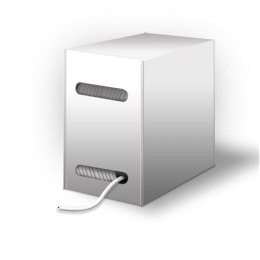 Goobay | CAT 5e | Kabel masowy | U/UTP, nieekranowany | szary | 305 m