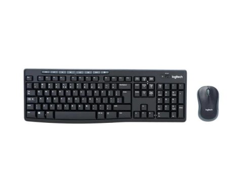 Zestaw bezprzewodowy klawiatura i mysz Logitech MK270 czarny