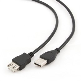 Cablexpert | Przedłużacz USB | Męski | 4-pinowy USB Typ A | Żeński | Czarny | 4-pinowy USB Typ A | 3 m