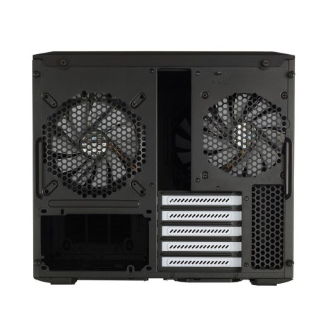 Fractal Design | NODE 804 | Okno boczne | 2 - USB 3.0Wejście/wyjście audioPrzycisk zasilania z diodą LED (biała)Dioda LED aktywn