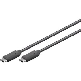 Goobay | USB-C cable | Male | 24 pin USB-C | Male | Black | 24 pin USB-C | 1 m