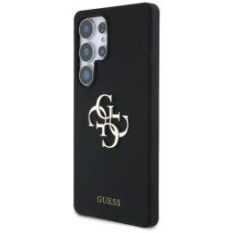 Etui Guess Silicone Big 4G Logo Bottom Script Samsung Galaxy S25 Ultra czarny