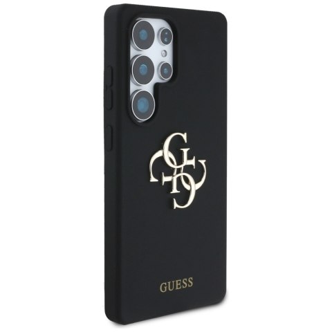 Etui Guess Silicone Big 4G Logo Bottom Script Samsung Galaxy S25 Ultra czarny