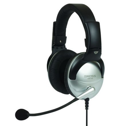 Koss | SB45 | Headphones | Wired | On-Ear | Microphone | Noise canceling | Silver/Black