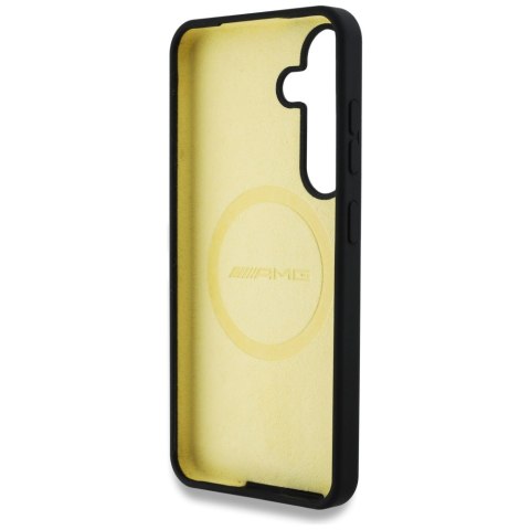 Etui AMG Oversize Rhombs MagSafe do Samsung Galaxy S25 czarny