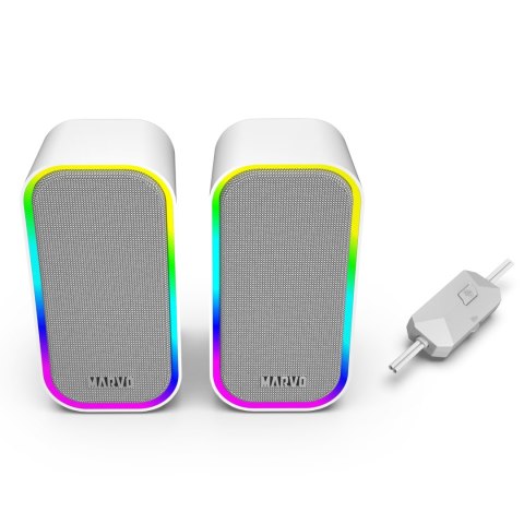 Marvo głośniki HAVOC 20GY, 6W, szary, podświetlane