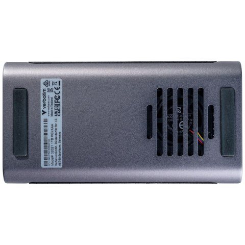 Dysk zewnętrzny Verbatim TurboMetal SSD 2TB USB4 USB-C szary 32022