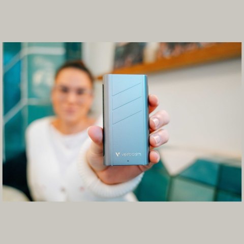 Dysk zewnętrzny Verbatim TurboMetal SSD 2TB USB4 USB-C szary 32022