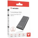 Dysk zewnętrzny Verbatim TurboMetal SSD 2TB USB4 USB-C szary 32022