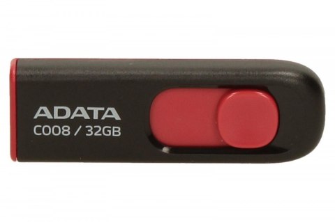 ADATA | C008 | 32 GB | USB 2.0 | Black/Red