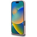Etui Guess Grained Big 4G Logo Small Classic Logo do iPhone 16 Pro różowy