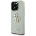 Etui Guess Grained Big 4G Logo Small Classic Logo do iPhone 16 Pro zielony