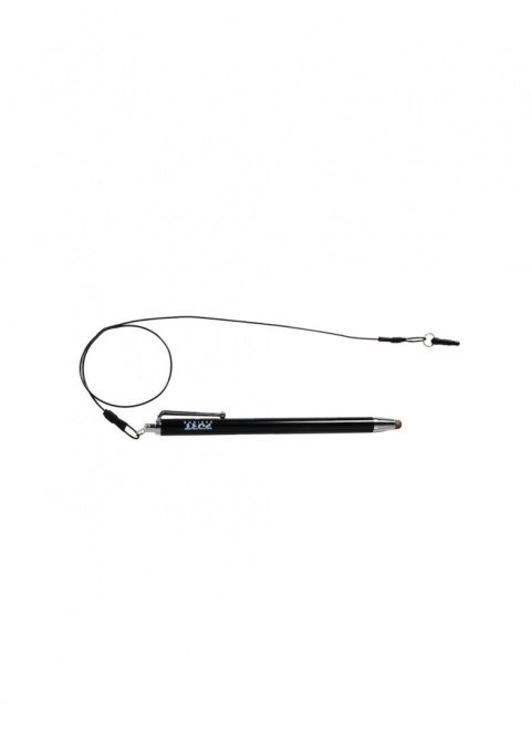 Stylus uniwersalny PORT CONNECT 40 cm z kablem - czarny