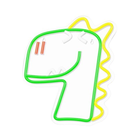 Neon PLEXI LED JURASSIC DINO green FLNJ02 Forever Light