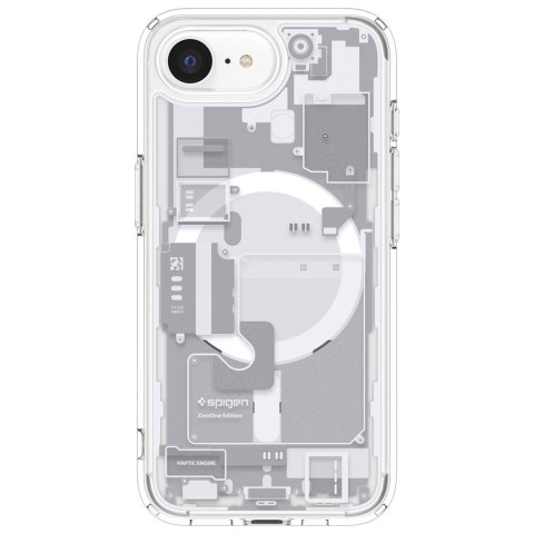 Etui Spigen Ultra Hybrid Mag MagSafe do iPhone 16e biały/zero one white