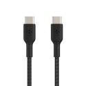 Belkin | USB-C cable | Male | 24 pin USB-C | Male | Black | 24 pin USB-C | 1 m