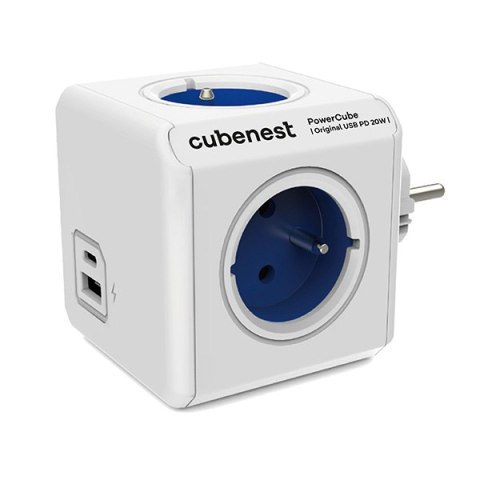 Cubenest - PowerCube, 0.1m, niebieska, POWERCUBE