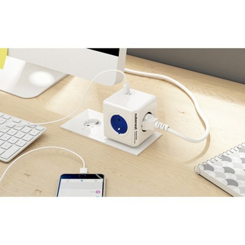 Cubenest - PowerCube, 0.1m, niebieska, POWERCUBE