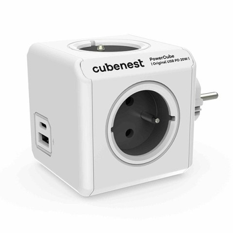 Cubenest - PowerCube, 0.1m, szara, POWERCUBE