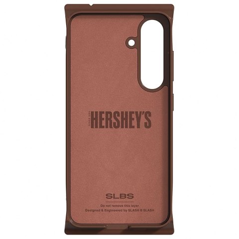 Etui Samsung Hershey`s Milk Chocolate Snack do Galaxy S25 brązowy