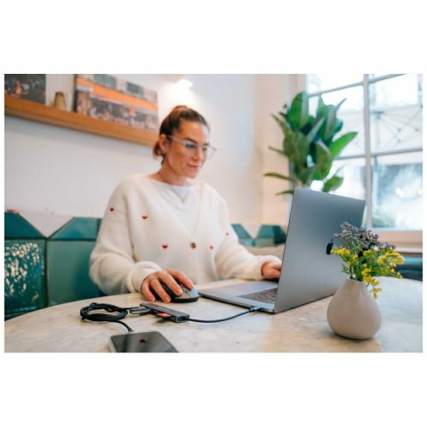 Adapter Hub Verbatim HDMI/USB-C 3.2/USB-C/2xUSB-A 3.2/SD/microSD aluminiowy 32158