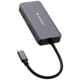 Adapter Hub Verbatim USB-C/HDMI/3xUSB-A 3.2/RJ45 aluminiowy 32157