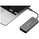 Adapter Hub Verbatim USB-C/HDMI/3xUSB-A 3.2/RJ45 aluminiowy 32157