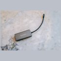 Adapter Hub Verbatim USB-C/HDMI/3xUSB-A 3.2/RJ45 aluminiowy 32157