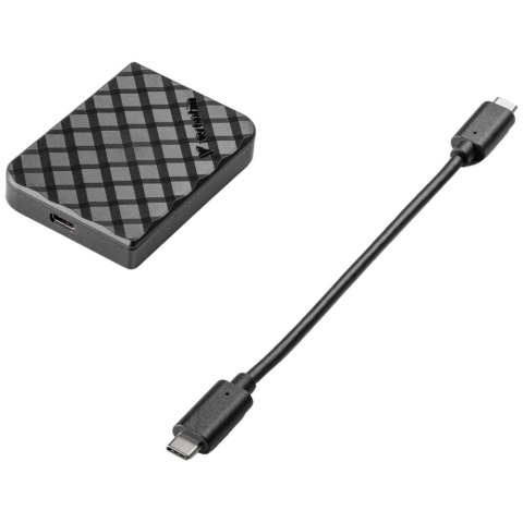 Dysk zewnętrzny Verbatim Mini Diamond SSD 1TB USB-C 3.2 Gen czarny 32025