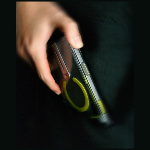 Etui Skinarma Helix do iPhone 16 Pro Max Magnetic Charging 360 Rotating Stand czarny