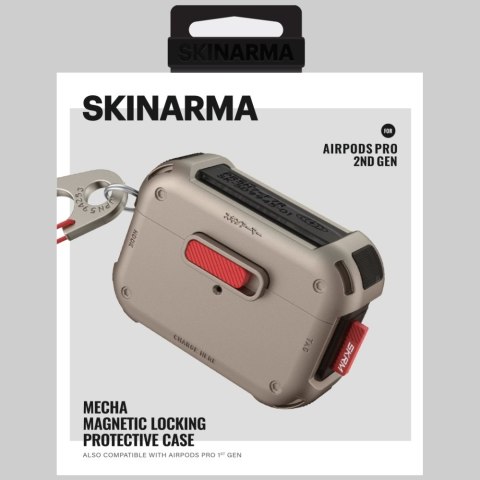 Etui Skinarma Mecha do AirPods Pro 2 szampański