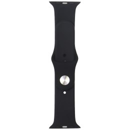 Pasek Audi Sport Red Logo Silicone Watch Strap do Apple Watch 44/45/46/49mm czarny