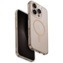 Etui UNIQ Clario do iPhone 16 Pro Magclick Charging przezroczysty/złoty