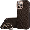 Etui UNIQ Keva Max do iPhone 16 Pro Max Magclick Charging Camera Stand brązowy