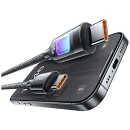 Kabel USAMS TC Series SJ750 100W USB-C do USB-C 1,2 m tytanowy