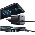 Ładowarka sieciowa USAMS JC Series CC261 20W GaN Mini Fast Charger 2xUSB-C czarny