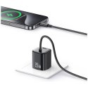 Ładowarka sieciowa USAMS JC Series CC261 20W GaN Mini Fast Charger 2xUSB-C czarny