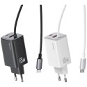 Ładowarka sieciowa USAMS JC Series CC266 65W GaN Fast Charger 2xUSB-C 1xUSB-A biały