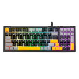 Marvo K638A, klawiatura US, do gry, przewodowa (USB), czarna, podświetlenie