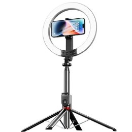 Uchwyt na telefon z lampą USAMS ZB323 10-calowa 1200mAh 2,3m czarny