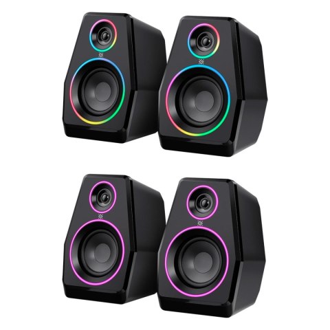 Defender głośniki Solar 10, 2.0, 10W, czarne, Bluetooth 5.3/AUX