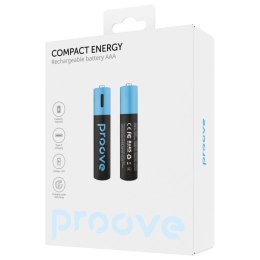 Proove Akumulatorki AAA 740mWh 2szt czarny/black