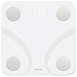 Proove Waga Smart Scale Balance Bluetooth biały/white