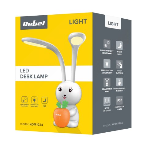 Lampka na biurko królik